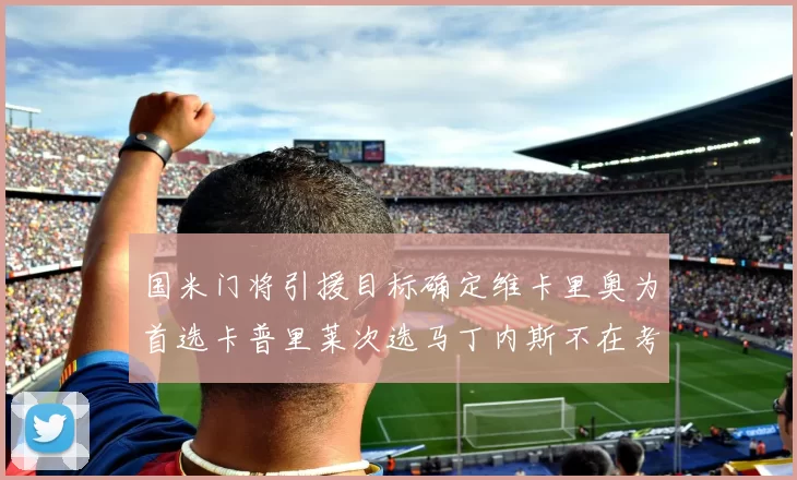 国米门将引援目标确定维卡里奥为首选卡普里莱次选马丁内斯不在考虑之中
